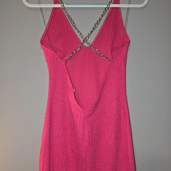 🆕Body Con Dress with Metal Criss Cross Back Straps - Ladies Small - NWT - Picture 3 of 10